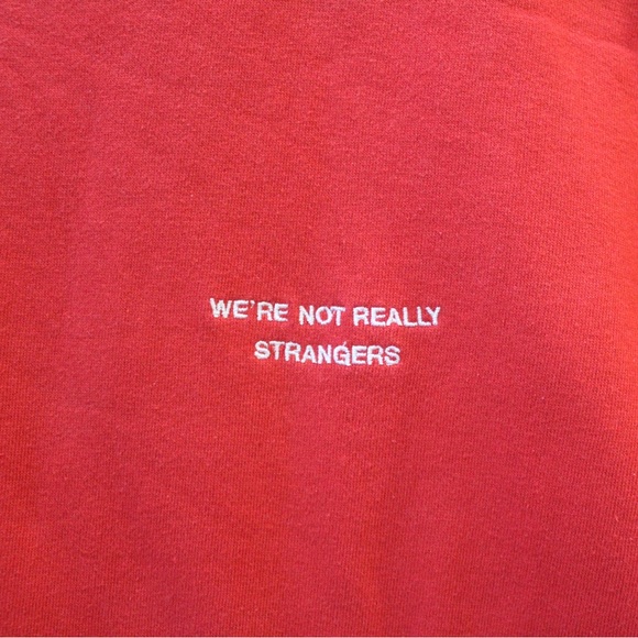 We’re Not Really Strangers Sweater! (Size small) - Picture 5 of 6